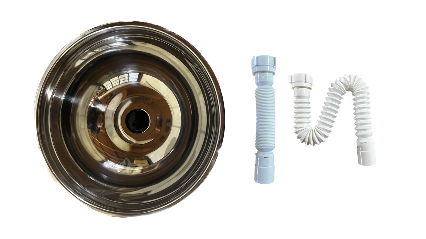 Receptáculo Lavamanos Inox 34cm